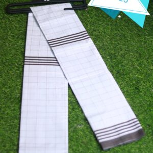 সাদা এবং স্টেপ  লুঙ্গি কোড : (WH-8)
